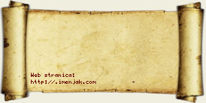 Žaklina Radmanovac vizit kartica